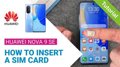 how to insert Huawei sim cards